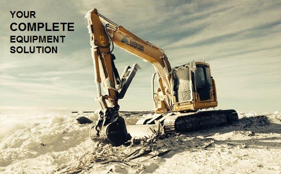 Excavator in the Cold
