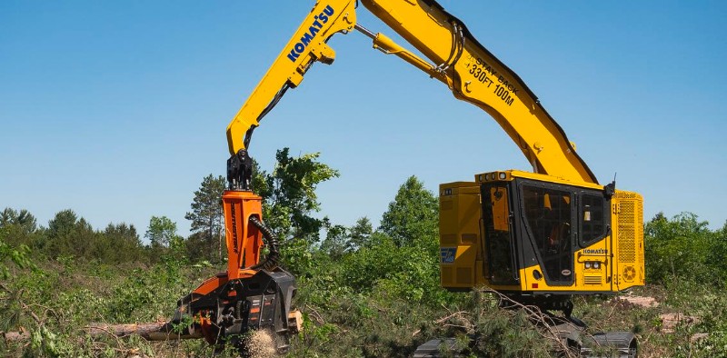 Komatsu XT445L-5 Tracked Harvester