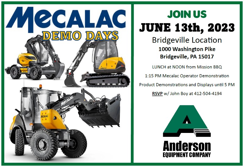 Mecalac Demo Days